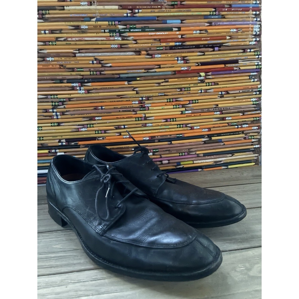 Cole Haan Black Oxford Shoes Leather Mens‎ Size 10M Formal Business